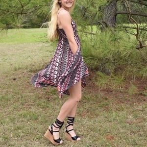 Topshop lace up wedges